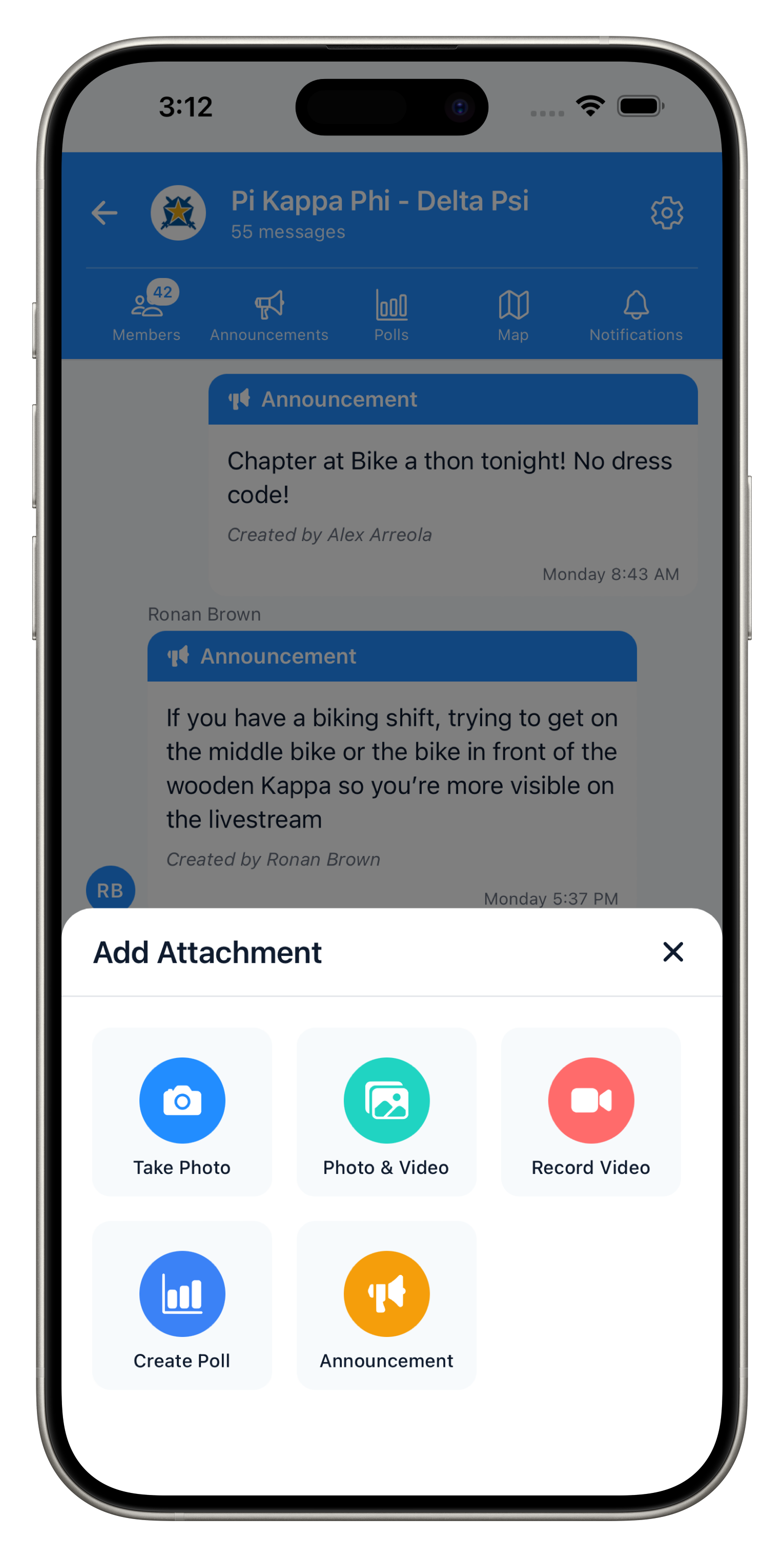 CliqWave officer dashboard summarizing events